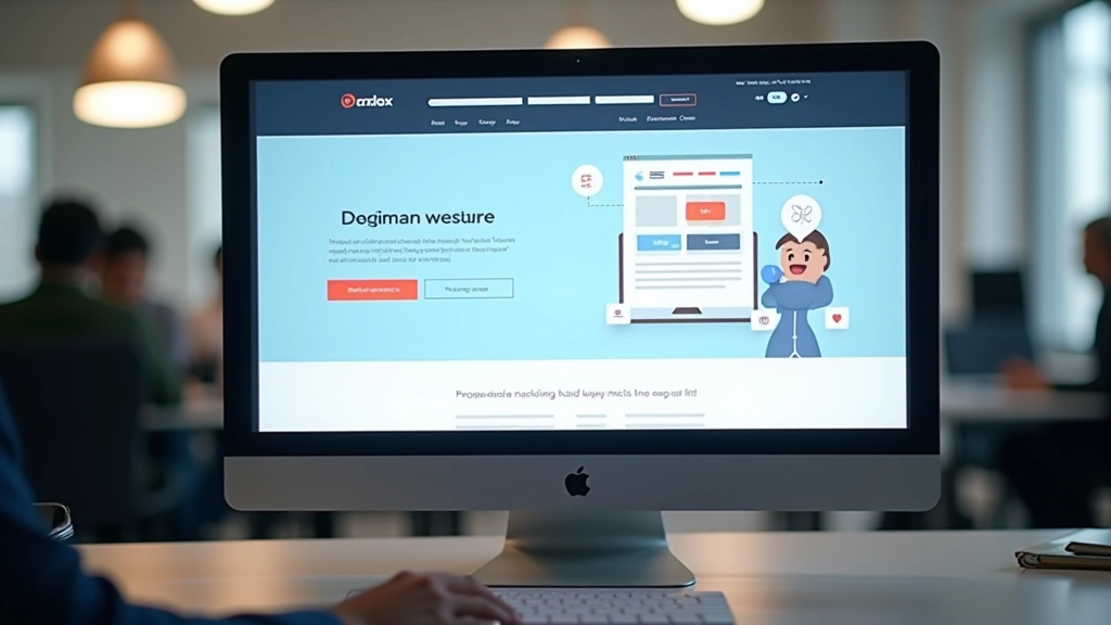 Design comparison mockup showing two different landing page layout structures side by side